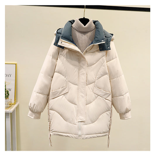 Chaqueta Acolchada Impermeable con Capucha y Contraste de Colores - Image 14