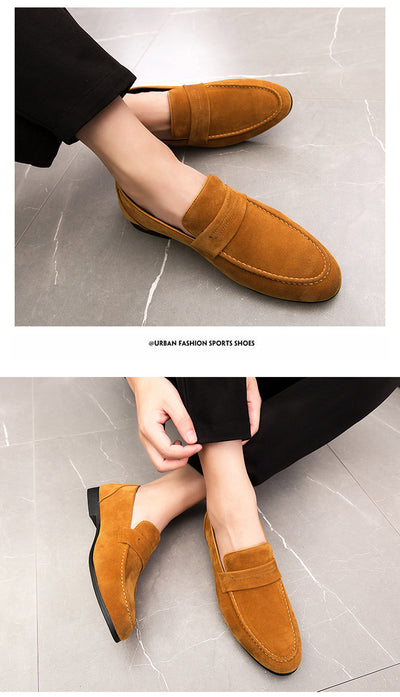 Zapatos Casuales de Ante para Hombre - Slip-on Cómodos de Cuero - Image 13