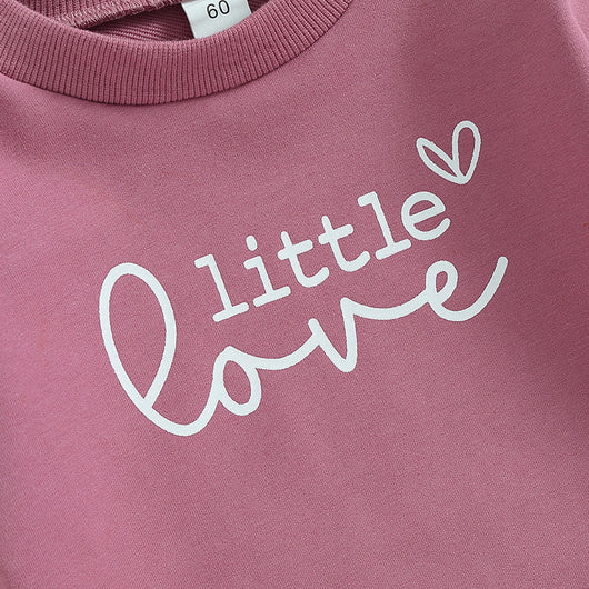 Blusa Infantil Estampado Floral con Letras y Mangas Largas - Image 15