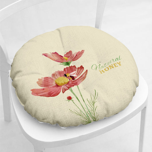 Cojín Grueso de Algodón y Lino para Silla Daisy - Image 47