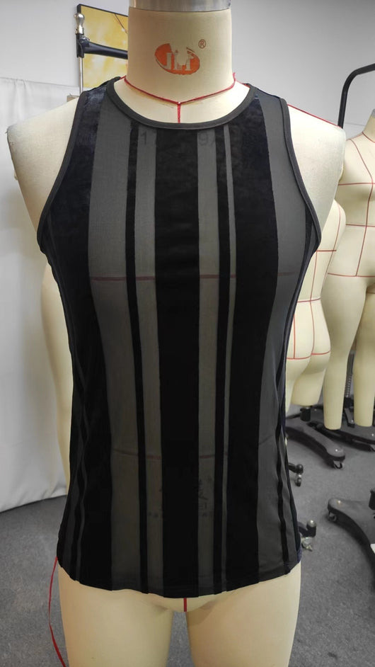 Chaleco de Malla Transparente Verano para Hombre - Image 5