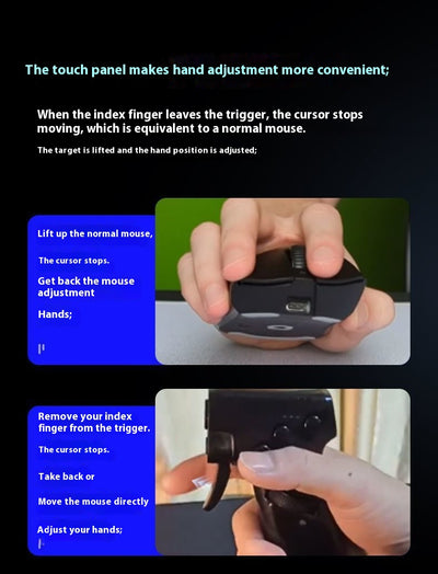 Pistola Inalámbrica para Juegos de Disparos con Empuñadura Vertical - Image 12