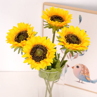 Girasol Artificial de Seda - Decoración Floral Elegante - Image 13