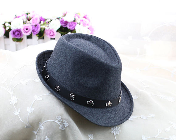 Gorro de Lana Retro Británico para Mujer - Perfecto para Compras de Invierno