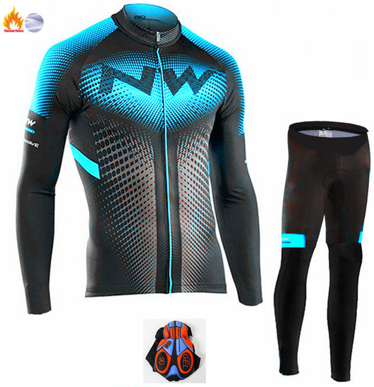 Conjunto de Jersey Ciclismo Manga Larga - Image 26