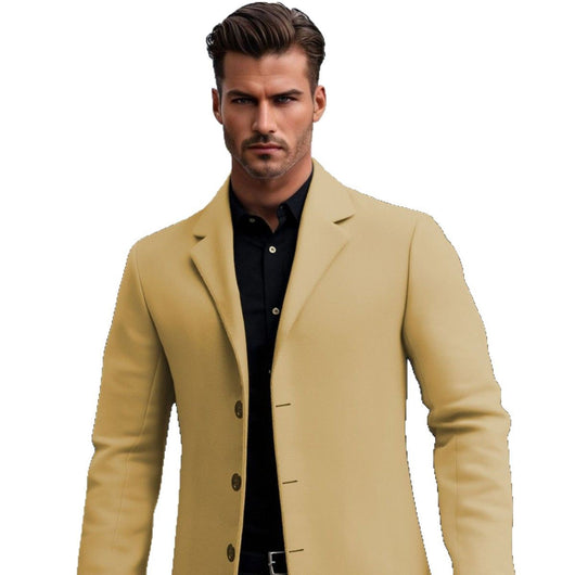 Abrigo Slim Fit con Solapa Europea - Corte Moderno y Elegante - Image 5