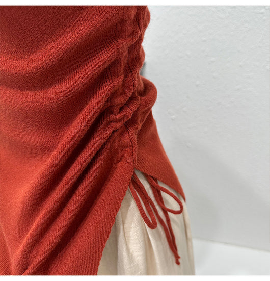 Blusa Ajustada de Manga Larga con Pliegues y Abertura Lateral - Image 18