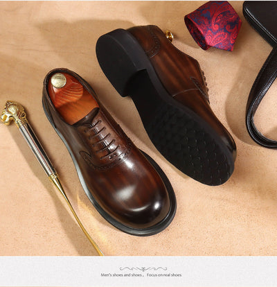 Zapatos Oxford de Cuero Premium para Hombre - Comodidad y Elegancia Ejecutiva - Image 17