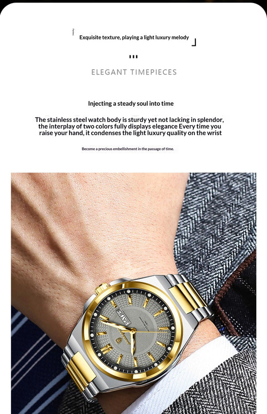 Reloj Minimalista de Aleación para Hombre con Personalización - Image 21