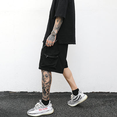 Shorts Terry con Detalles Reflectantes y Cordón - Image 7