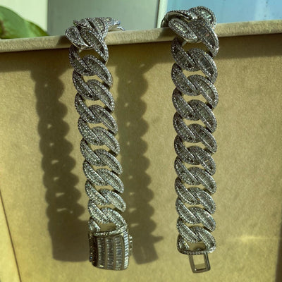 Cadena Cubana Miami 15mm-20mm Chapada en Oro Real con Cierre Tipo Buckle - Image 25