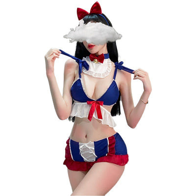 Conjunto de Lencería Sexy Premium con Diseño de Uniforme Escolar - Image 9