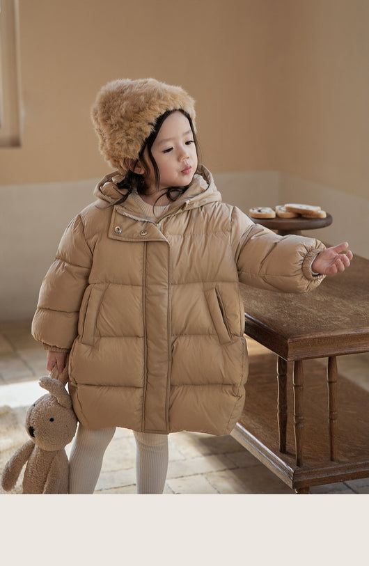 Abrigo Acolchado de Algodón para Niñas - Estilo Occidental Grueso - Image 11