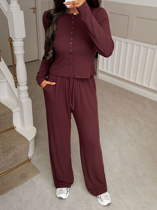 Conjunto Casual Europeo: Chaqueta y Pantalón para Viajes - Image 17