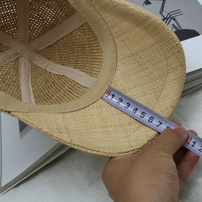 Gorra de Paja Transpirable Unisex con Visera - Mismo Tono para Él y Ella - Image 43