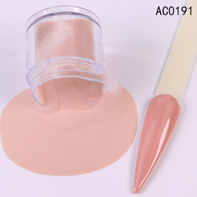 Polvo de Extensión de Uñas Acrílicas Tallado Infiltrante Tono Piel Nude Cristal - Image 8