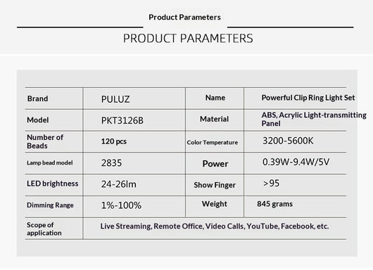 Lámpara de Escritorio LED 26cm con Pinza Ajustable - Image 12