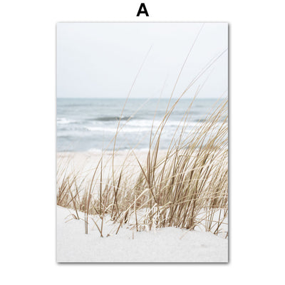 Cuadro de Lienzo Floral Marino - Delfín y Flores de Playa - Image 9