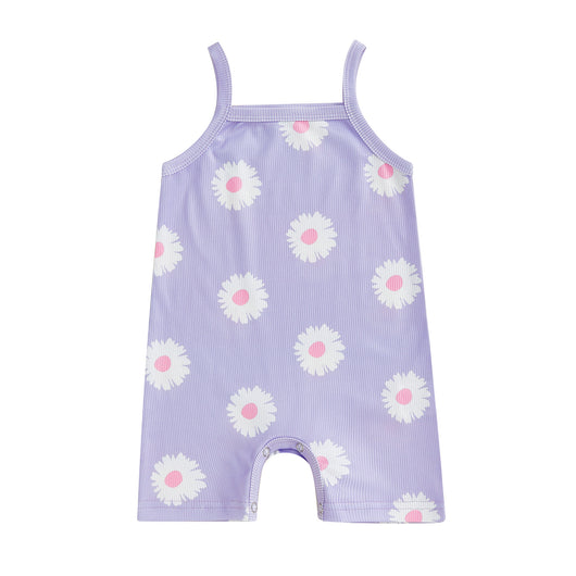 Enterizo Infantil Estampado Floral con Tirantes - Image 4