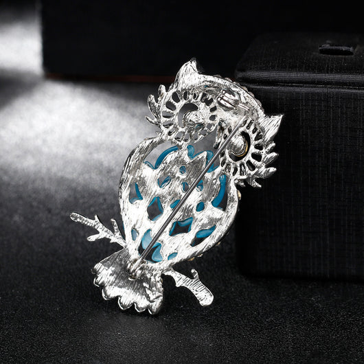 Broche Búho de Cristal Ópalo - Joya Elegante para Mayorista - Image 3