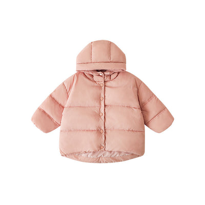 Chaqueta Acolchada con Capucha Estilo Occidental para Niñas - Image 3