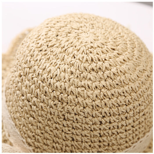 Sombrero de Paja Infantil con Ala Ancha Protección Solar UV - Image 14