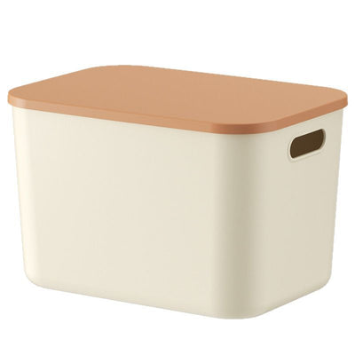 Caja de Almacenamiento Grande con Tapa para Ropa y Accesorios - Diseño Crema - Image 4