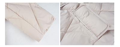 Chaqueta Larga Oversize de Algodón Negro Hasta la Rodilla - Image 8
