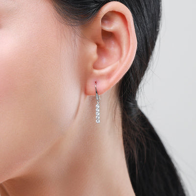 Aretes de Plata 925 con Diamantes Artificiales de Alta Calidad - Image 6