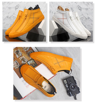 Tenis Casuales de Cuero Respirable - Sneakers Bajos Cómodos - Image 11
