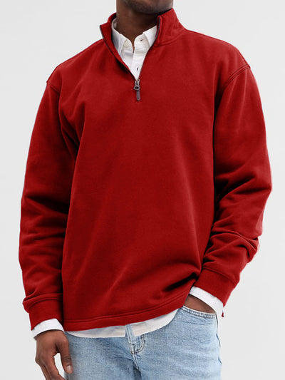 Suéter Deportivo para Hombre con Cierre de Cremallera y Cuello Alto - Image 27