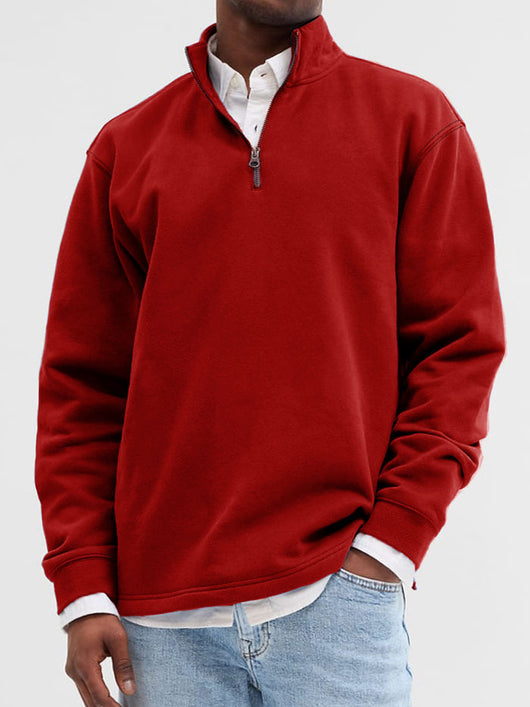 Suéter Deportivo para Hombre con Cierre de Cremallera y Cuello Alto - Image 27