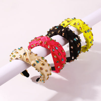 Diadema de Nudo Cristal Biselado - Accesorio Versátil para el Cabello - Image 11