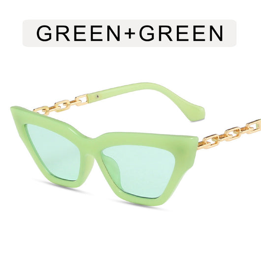 Gafas de Sol Cat Eye con Cadena para Mujer - Image 15