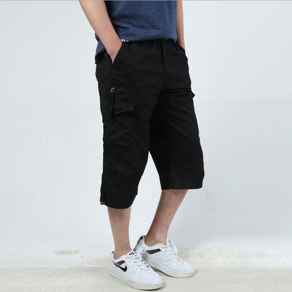 Pantalones Cortos Sueltos Tipo Capri de 7 Puntos para Hombre - Comodidad Estival - Image 3