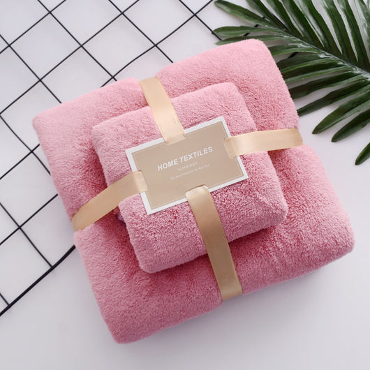 Juego de Toallas de Baño Coral Fleece Alta Densidad - Image 8