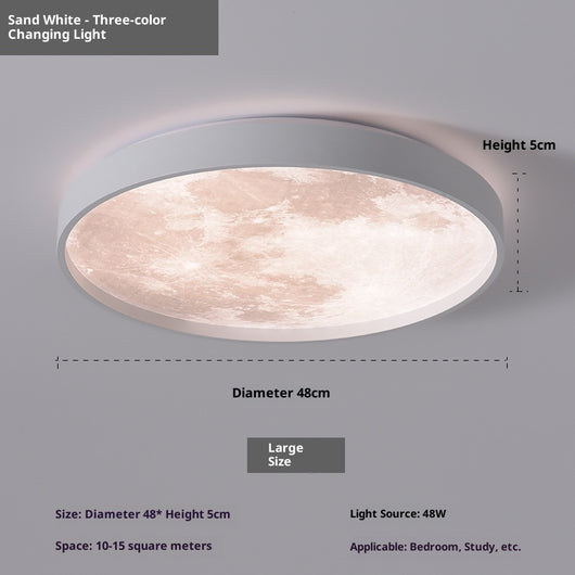 Lámpara de Techo Moderna Moon - Diseño Creativo para Dormitorio - Image 13