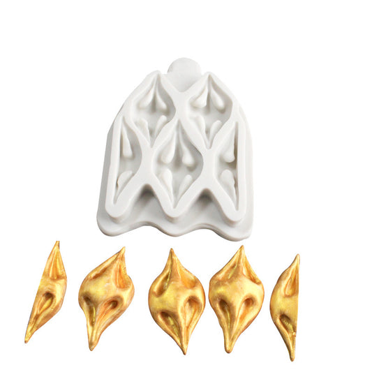 Molde de Silicona con Bordes Decorativos para Pasteles