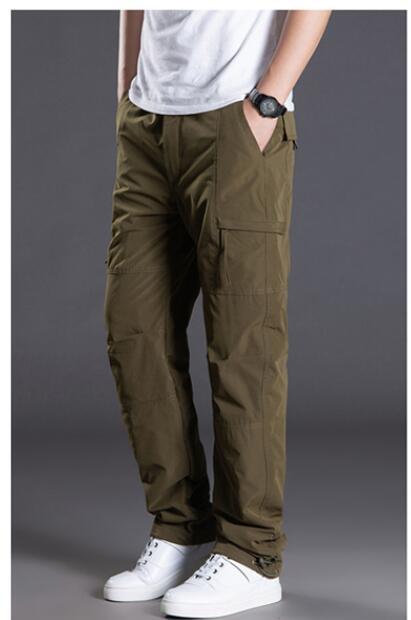Pantalones Casuales de Invierno Impermeables y Resistentes al Viento para Hombre - Image 9