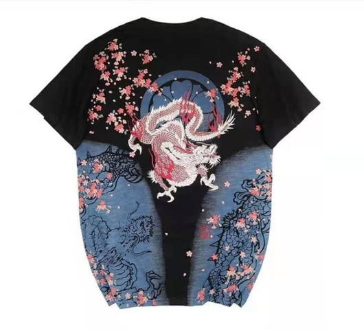 Playera Bordada para Parejas Estilo Coreano con Diseño Tatuaje - Image 6