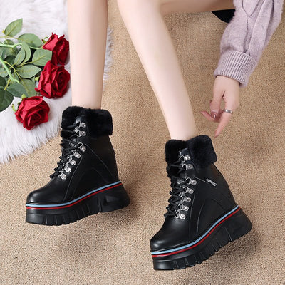 Botas Casuales de Suela Gruesa para Mujer - Otoño e Invierno - Image 8