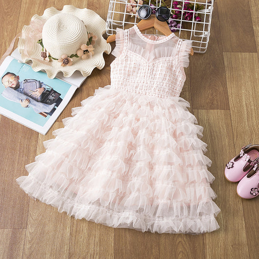 Vestido Infantil Fluffy Elegante y Dulce - Image 5