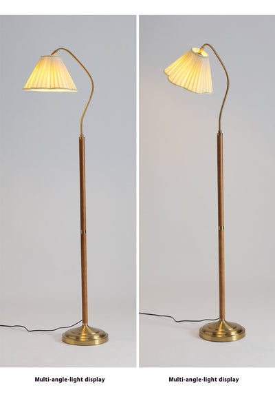 Lámpara de Pie en Madera Maciza para Sofá y Mesita Lateral - Image 15