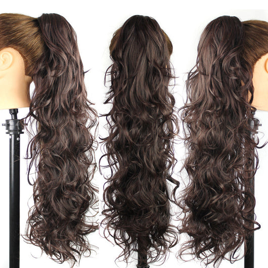 Extensión de Cabello Ondulado con Pinza - Coleta Postiza Fibra Sintética Premium - Image 11