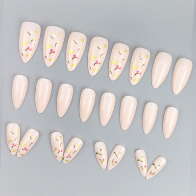 Parches de Uñas Dorado Retro con Fragmentos de Lámina - Armor Fashion - Image 4