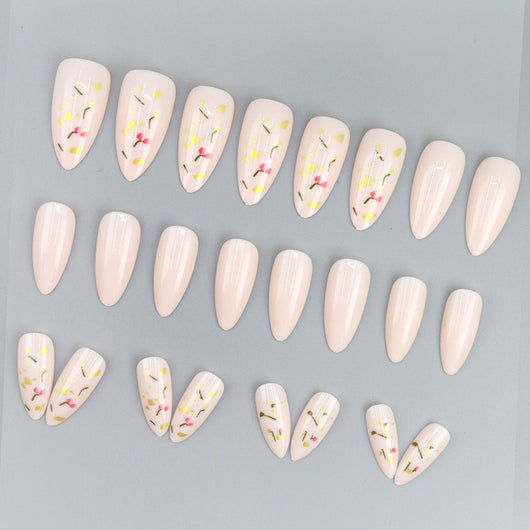 Parches de Uñas Dorado Retro con Fragmentos de Lámina - Armor Fashion - Image 4