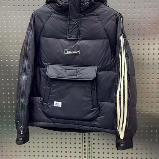 Chaqueta Utilitaria de Algodón para Hombre con Capucha - Image 8