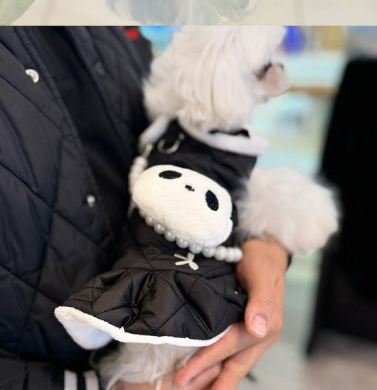 Abrigo Acolchado para Perros y Gatos con Arnés de Tracción - Image 10
