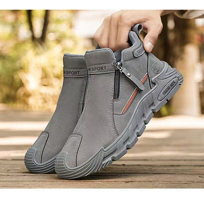 Zapatos de Trabajo Antideslizantes para Hombre con Cierre de Cremallera - Image 18