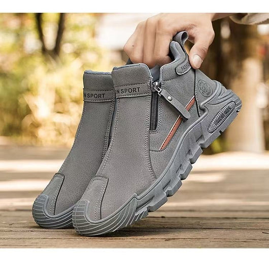 Zapatos de Trabajo Antideslizantes para Hombre con Cierre de Cremallera - Image 18